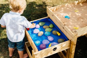 Plum Sand- und Wassertisch Sandy Bay aus Holz, 2er Set